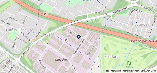 Map showing the location of Spanners & Heels LTD