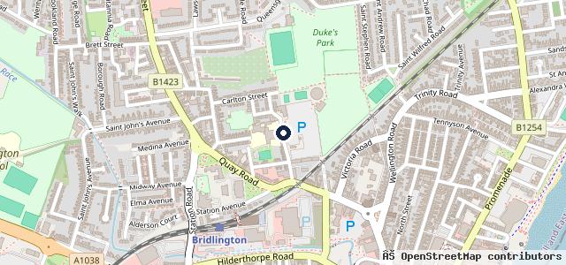 Map showing the location of Boro Tyres Autocentres | Scarborough