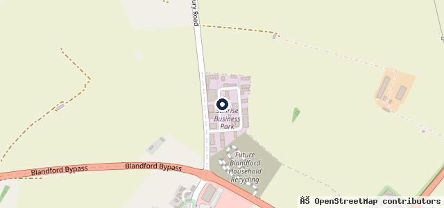 Map showing the location of Sunrise Service & MOT Centre