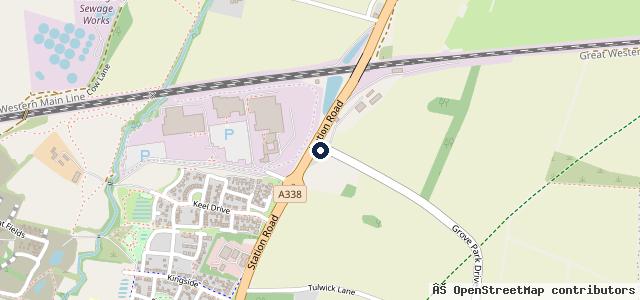 Map showing the location of Bellinger Used Cars & Service Centre Wantage