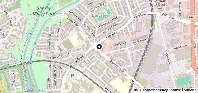 Map showing the location of Runcorn Car Mart Ltd