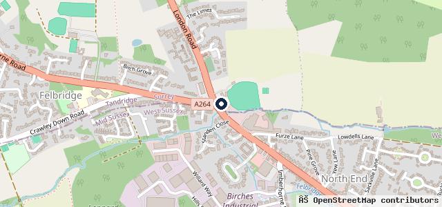 Map showing the location of Supreme Vehicle Services Ltd