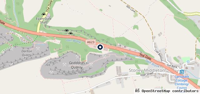 Map showing the location of T Hutchinson Services