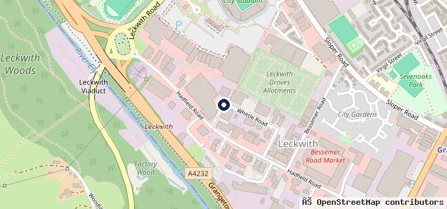Map showing the location of Tanners Isuzu Cardiff