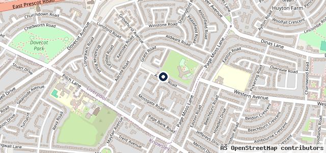 Map showing the location of T&S Smart repairs