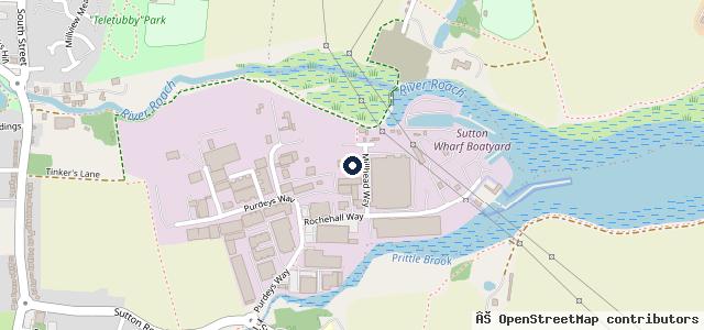 Map showing the location of The Mot Mate