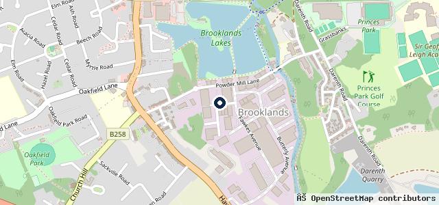 Map showing the location of The Test Centre
