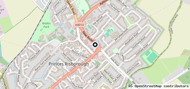 Map showing the location of Risboro' Garage & Accident Repair Centre