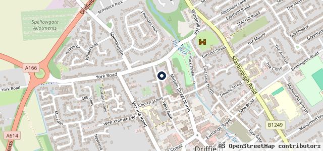 Map showing the location of Chery Dealer in Driffield, England