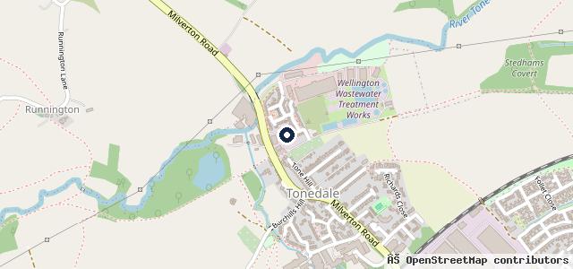 Map showing the location of Tone Gate Motors Ltd