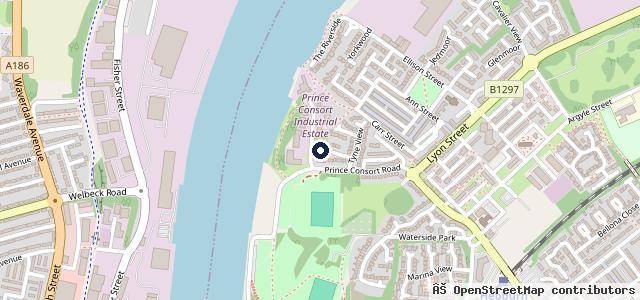 Map showing the location of Banks Of The Tyne Motor Company