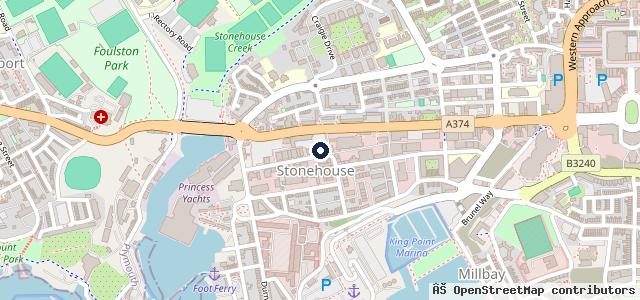 Map showing the location of Unifit Mot Testing Centres