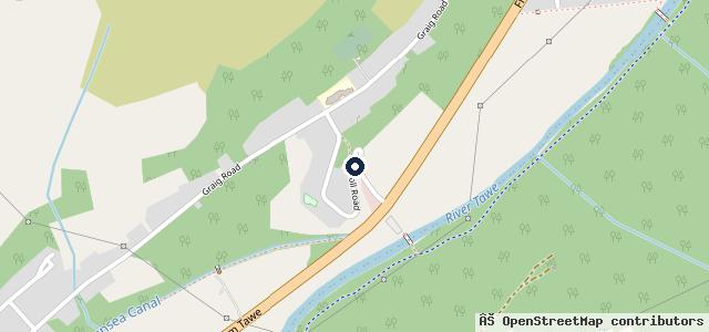 Map showing the location of Swansea Valley Exhaust & Tyre Centre Ltd