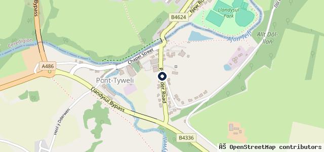 Map showing the location of Valley Services