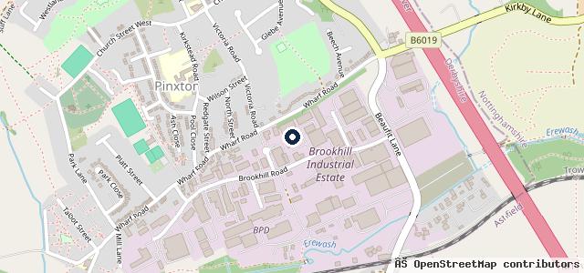 Map showing the location of Cvs & Mots J28 Limited