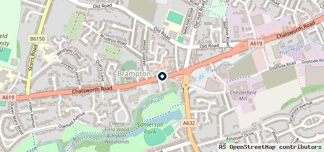Map showing the location of Fishwick & Co