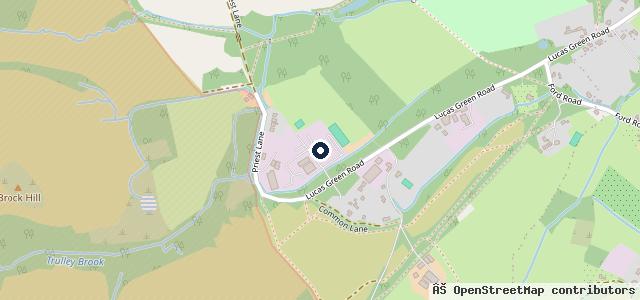 Map showing the location of V & V Motors