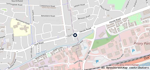 Map showing the location of Savoy Tyres Autocentres Hessle - Formerly Piper Motors