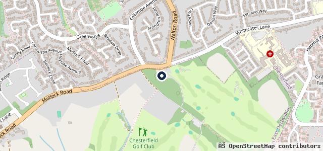 Map showing the location of Walton Motors