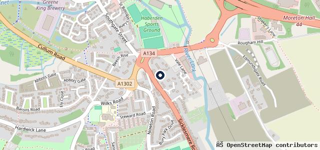 Map showing the location of Warne Motors Bury Ltd
