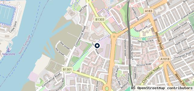Map showing the location of Automotive Maintenance Co