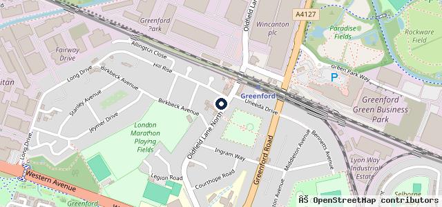 Map showing the location of West london Motor Services Ltd