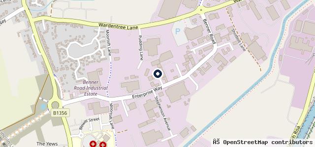 Map showing the location of Edison Auto Centre