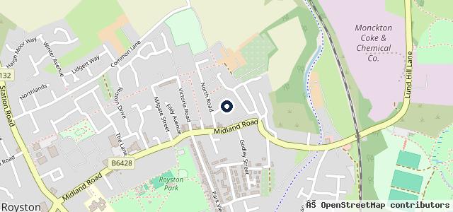 Map showing the location of West Street Garage AEC Maintenance & Repair