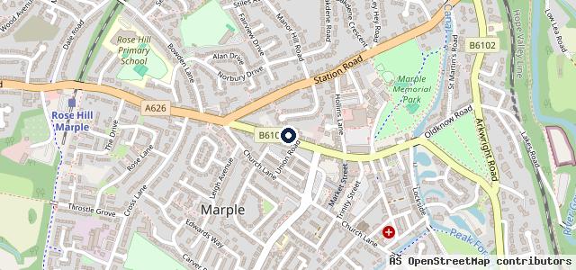 Map showing the location of G R Yeates Limited