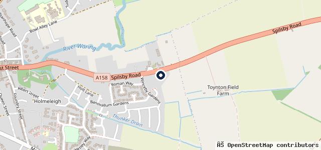 Map showing the location of Great Expectations