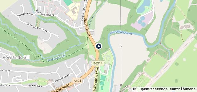Map showing the location of Gardner & Wake