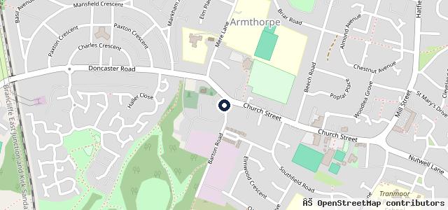 Map showing the location of Gee Jay Service Station Armthorpe Ltd