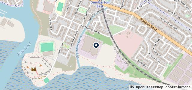 Map showing the location of Dumbarton car clinic