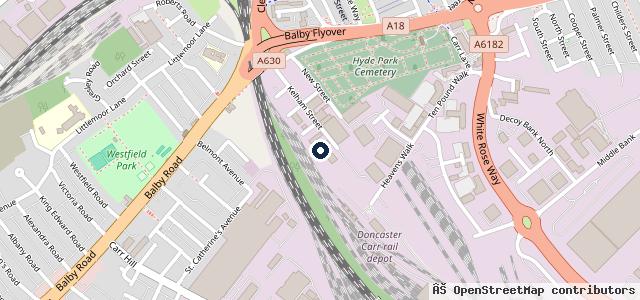 Map showing the location of Croma Garage