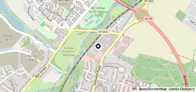 Map showing the location of Halfords Autocentres