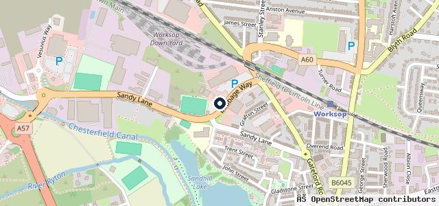 Map showing the location of Halfords Autocentres