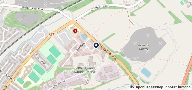 Map showing the location of Hargreaves Autos Ltd