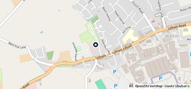 Map showing the location of Highams Garage