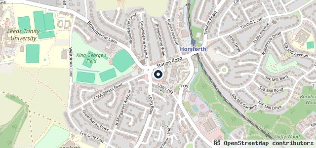 Map showing the location of Horsforth Towbars