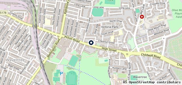 Map showing the location of Wavertree Car Centre Limited