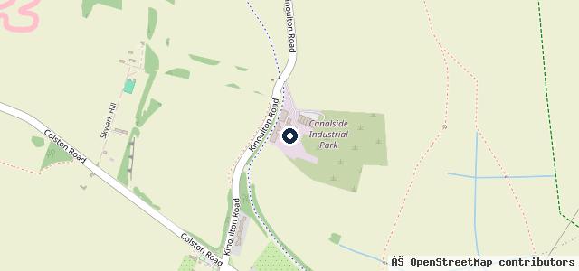Map showing the location of Burton Auto Centre