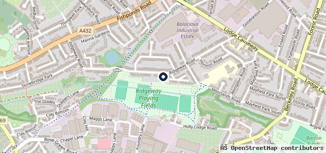 Map showing the location of Ridgeway Road Auto Engineering Co