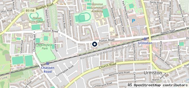 Map showing the location of John Black & Sons Autos