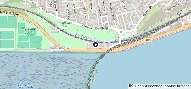 Map showing the location of John Clark Volkswagen Dundee