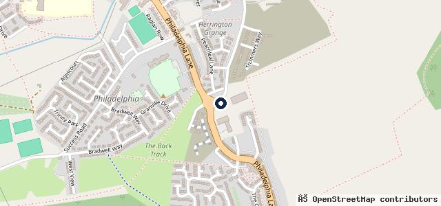 Map showing the location of K B Tyres (NE) Ltd First Stop