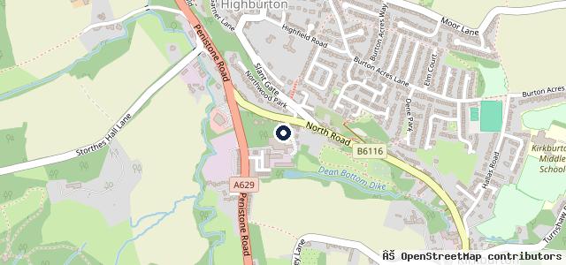 Map showing the location of Kirkburton Autocraft Ltd
