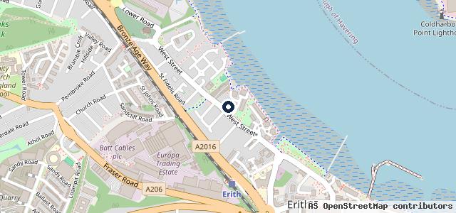 Map showing the location of Kwik Fit - Erith