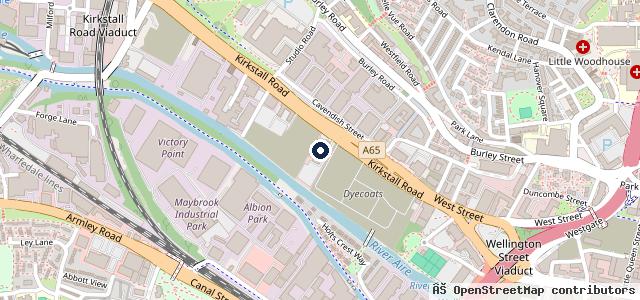 Map showing the location of Lookers Nissan Leeds