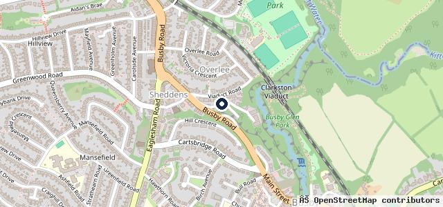 Map showing the location of Lower Mill Garage