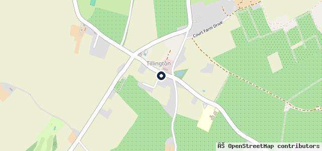 Map showing the location of The Bird Garage
